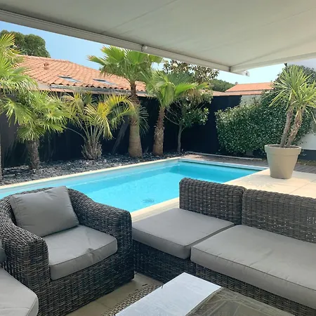 בית נופש Mandalis Belle Et Grande Maison Avec Piscine Chauffee Et